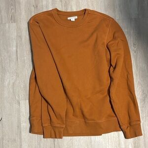 Men's Orange Crewneck Sweater